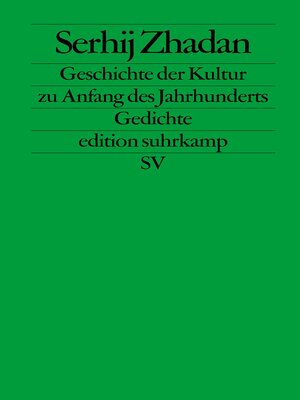 cover image of Geschichte der Kultur zu Anfang des Jahrhunderts